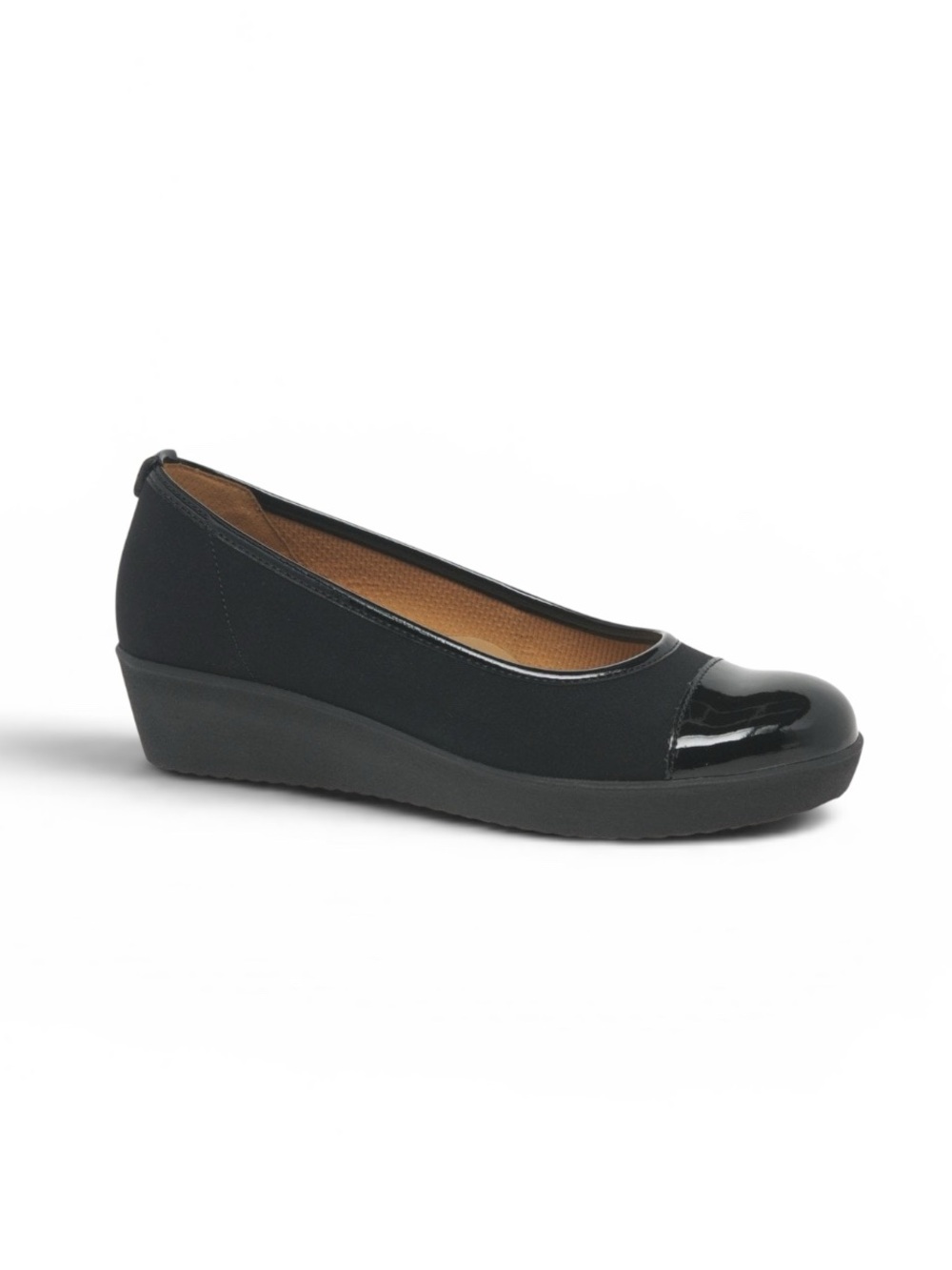 GABOR Orient Black Wedge Loafers
